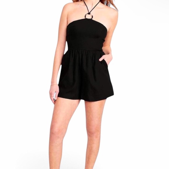 Linen Romper - Picture 1 of 6